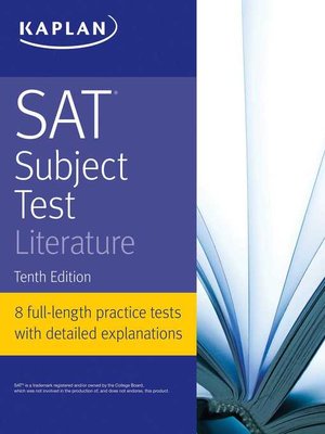 cover image of SAT Subject Test Literature